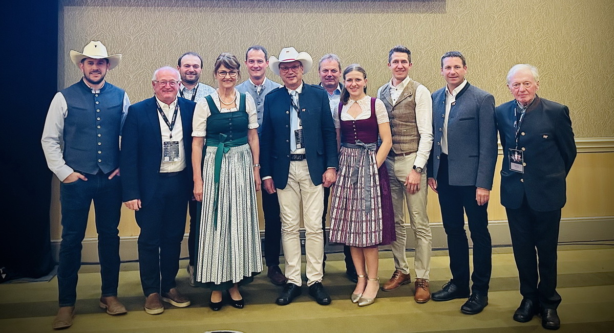 Die österreichische Delegation in Calgary, Foto Manrique